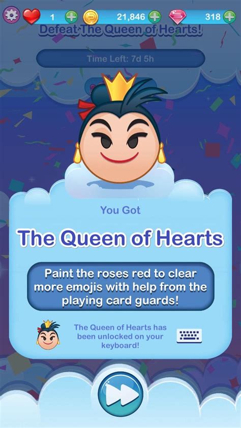 Queen of Hearts Power : r/disneyemojiblitz