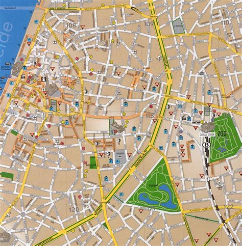 Map of Antwerp, Belgium