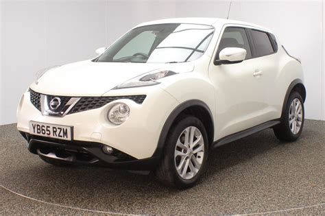 Used 2015 WHITE NISSAN JUKE Hatchback 1.2 ACENTA PREMIUM DIG-T 5DR SAT ...