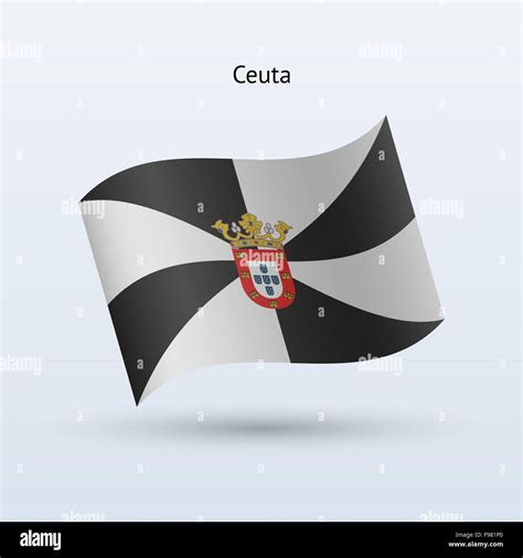 Ceuta flag waving form. Vector illustration Stock Vector Image & Art ...