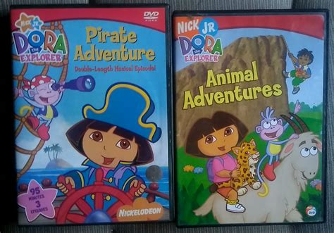 Dora the Explorer DVD Pirate & Animal Adventures, Music & Media, CDs, DVDs & Other Media on ...