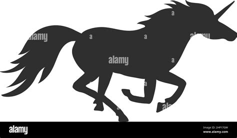 Black unicorn Black and White Stock Photos & Images - Alamy