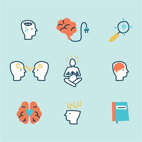 Doodled Mental Health Icons 429917 Vector Art at Vecteezy