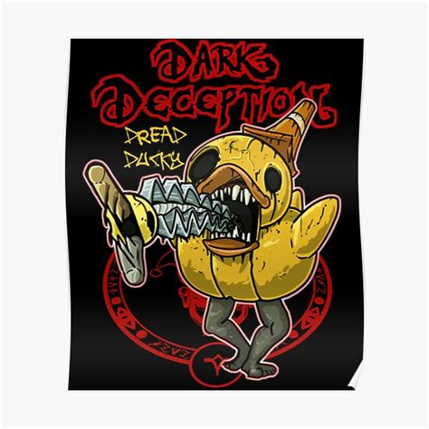 "DARK DECEPTION DREAD DUCKY " Poster for Sale by ElvenSupply | Redbubble