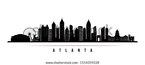 291 Atlanta Skyline White On Black Images, Stock Photos & Vectors | Shutterstock