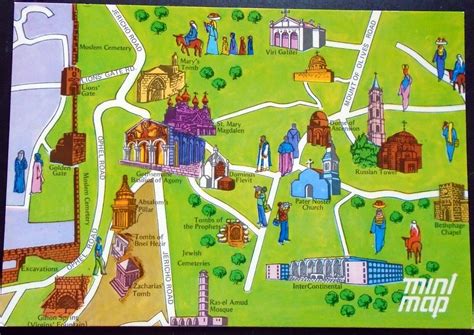 Mount Of Olives Map