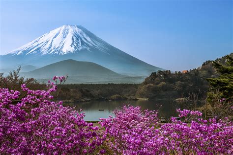 Lake Shojiko - Springtime | Fuji Five Lakes (富士五湖 Fuji-goko)… | Flickr