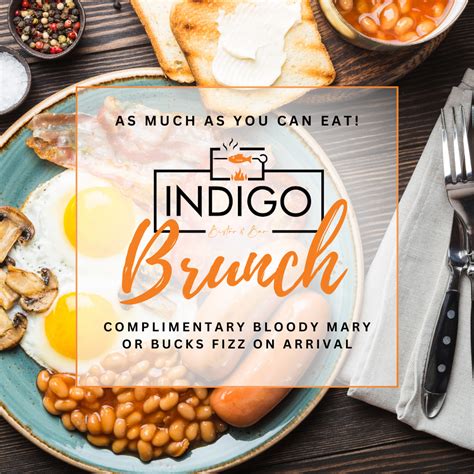 Indigo Brunch — Indigo Restaurant | Worthing, West Sussex