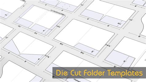 180+ Free Die Cut Folder Templates & Pocket Folder Dieline Templates