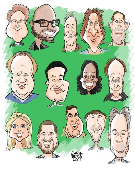 Chris Berg's Caricature Blog: Samples from a Recent Digital Caricature Event