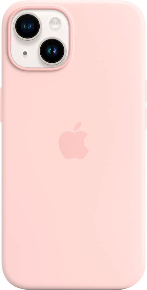 Best Buy: Apple iPhone 14 Silicone Case with MagSafe Chalk Pink MPRX3ZM/A