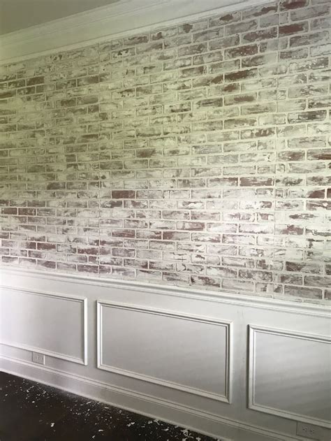 german schmear brick - Google Search | Faux brick walls, Faux brick, Brick accent wall