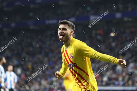 Pedri Goal Celebration During Match Between Editorial Stock Photo ...