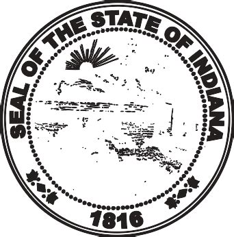 Indiana State Seal Logo Download png