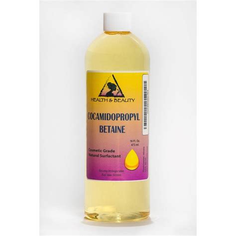 COCAMIDOPROPYL BETAINE COCO BETAINE NATURAL SURFACTANT LIQUID 100% PURE ...