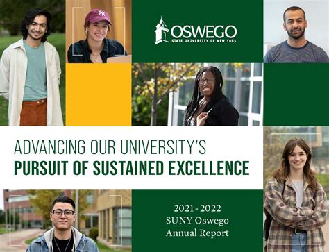 SUNY Oswego's Annual Report highlights the university's pursuit of sustained excellence | SUNY ...