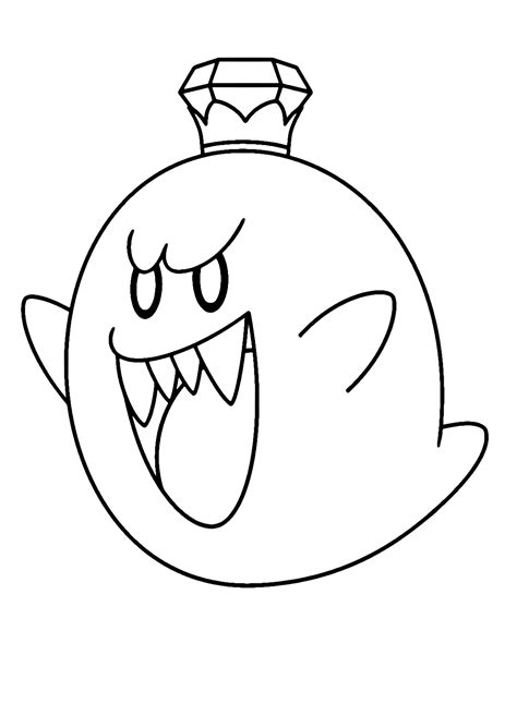 King Boo Coloring Pages Printable for Free Download