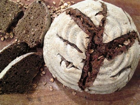 Rye bread made with Prior's rye flour and Roasted Barley malt flour by Anca | How to make bread ...