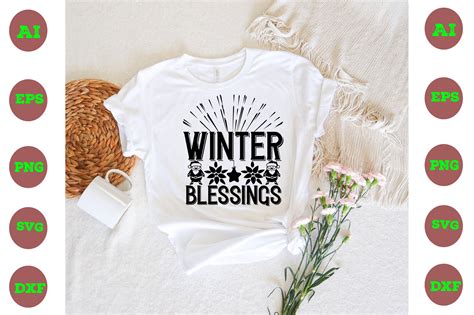 Winter Blessings Graphic by BD CRAFTER · Creative Fabrica