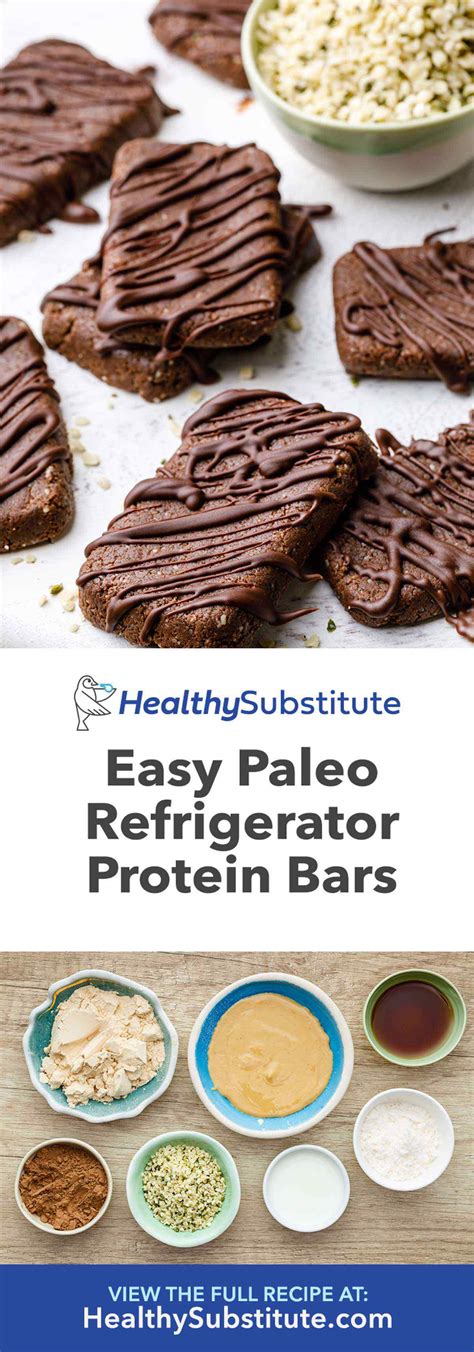 Refrigerator Paleo Protein Bars You Can Eat All Week - Healthy Substitute