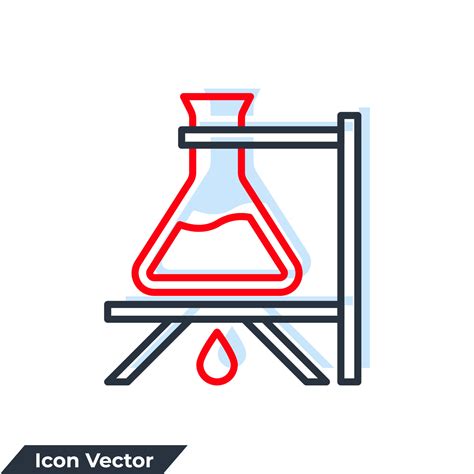 biochemistry icon logo vector illustration. chemistry symbol template for graphic and web design ...