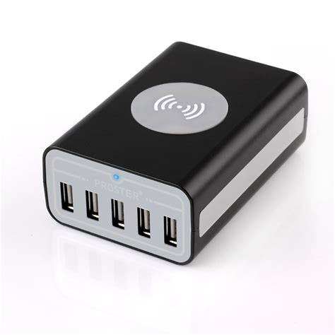 5 Port Desktop USB Charger Proster Wireless Charging Pad TL113 | prostereu