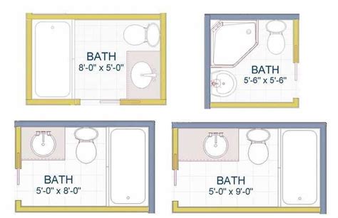 5 X 6 Full Bathroom Layout