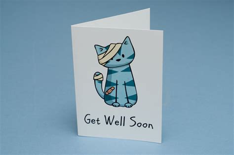 Get Well Soon Cat Card