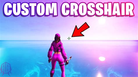 How to get a custom crosshair in Fortnite... - YouTube