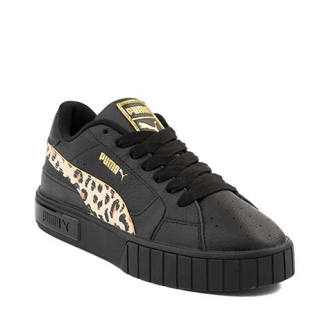 Womens PUMA Cali Star Athletic Shoe - Black / Leopard | Journeys