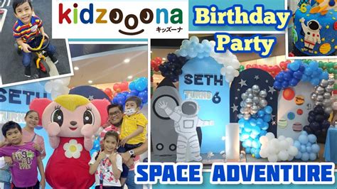 Birthday Party at Kidzoona | Space Adventure Theme | Seth's 6th Birthday - YouTube