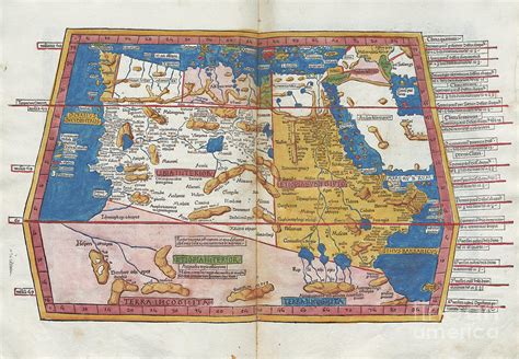 Ptolemy's Map Of Africa Photograph by Alvin/science Photo Library - Pixels