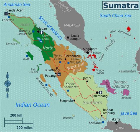 Peta Sumatera Hd