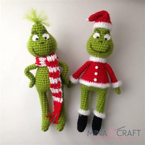 The Grinch Amigurumi – Minasscraft Patrones Amigurumis | Christmas crochet patterns, Crochet ...