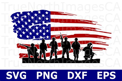 American Flag Svg Usa Army Svg Military Svg Soldier Svg Army Svg V ...