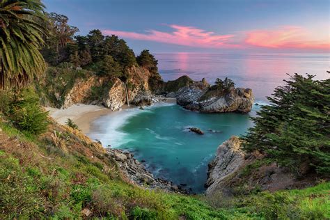 Julia Pfeiffer Burns State Park McWay Falls Photograph by Doug Holck - Pixels