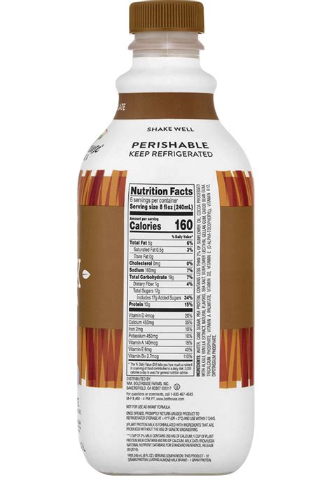 Bolthouse Farms Plant Protein Milk Chocolate, 48 oz. | La Comprita