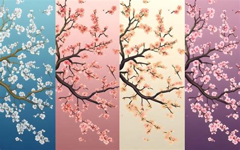 Premium AI Image | blossom background vector gold