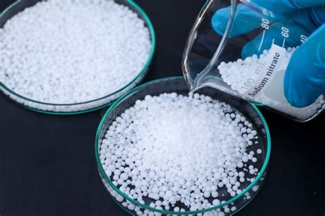 Sodium Nitrate Used in Laboratory or Industry Stock Photo - Image of ...