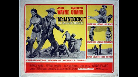 McLintock (1963) Western Comedy, Starring John Wayne and Maureen O'Hara - YouTube