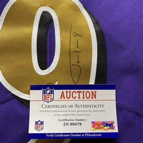 NFL - Ravens Justin Tucker Signed Authentic Jersey Size 40 | The ...