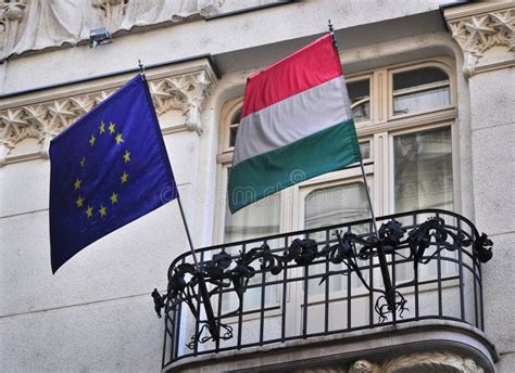 Hungary EU flag stock photo. Image of european, hungary - 78082604