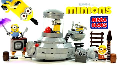 Mega Bloks Minion Mobile + Silly TV & Snowball Fight Figure Pack Review - YouTube