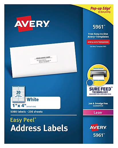 Avery 1x4 Label Template - Juleteagyd