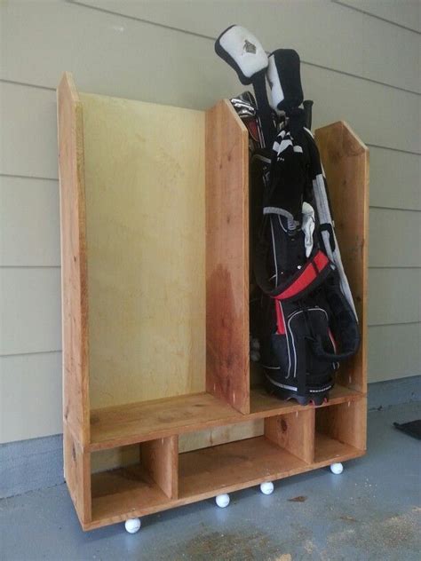 Pin by Marsha Perry on Woodworking | Golf diy, Golf room, Diy storage