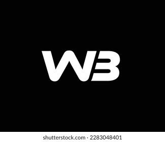 Wb Logo Design Vector Template Stock Vector (Royalty Free) 2283048401 | Shutterstock