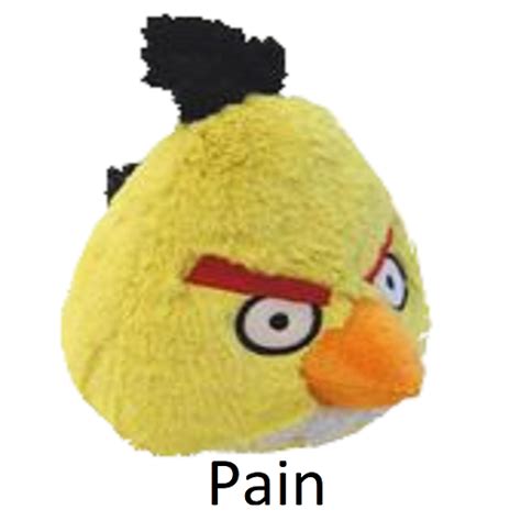 Angry Birds Chuck Plush Yellow Plush Cood Condition ...