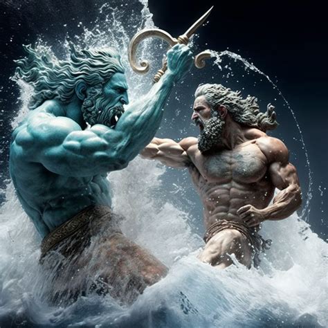 Zeus vs Poseidon | Griekse mythologie, Mythologie, Beeldhouwwerk