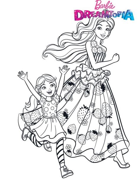 Coloriage Barbie Coloriages Barbie Dreamtopia A Imprimer Coloriages ...