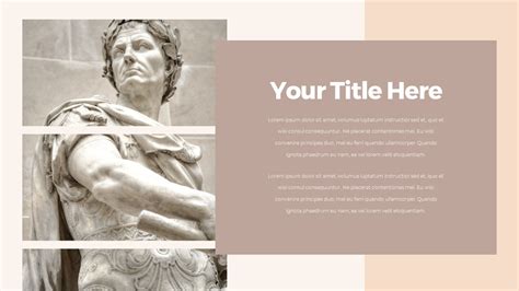 Museum powerpoint template|Lifestyle